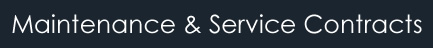 Maintenance & Service Contracts